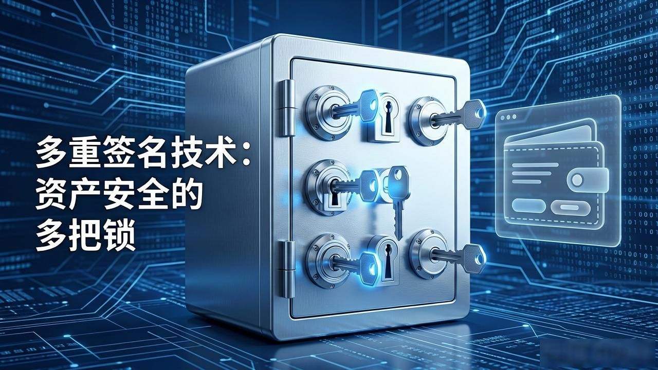 区块链数字资产管理_多重签名技术保障数字财富安全_冷钱包保管比特币以太坊等数字资产