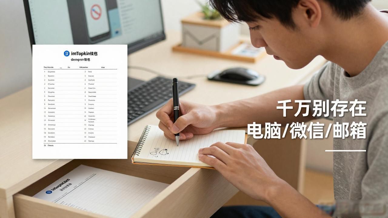 314. 下载 imToken 钱包 物理备份最安全_助记词纸笔备份_imToken钱包物理备份