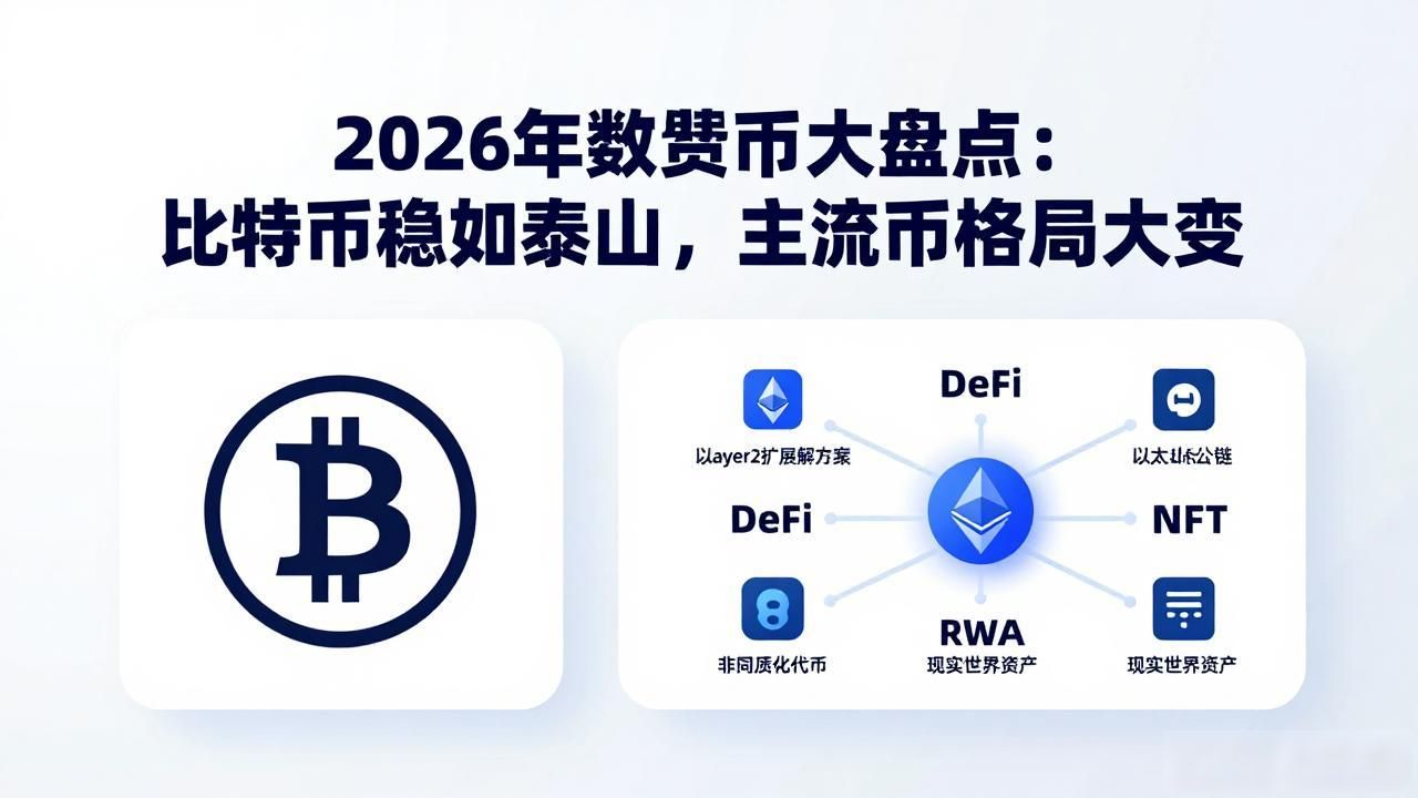 数字货币大盘点_2026年数字货币市场变化_比特币在数字货币市场的地位
