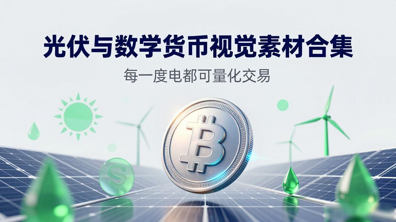 光伏数字货币智能合约交易凭证_太阳能板区块链视觉设计_光伏数字货币图片