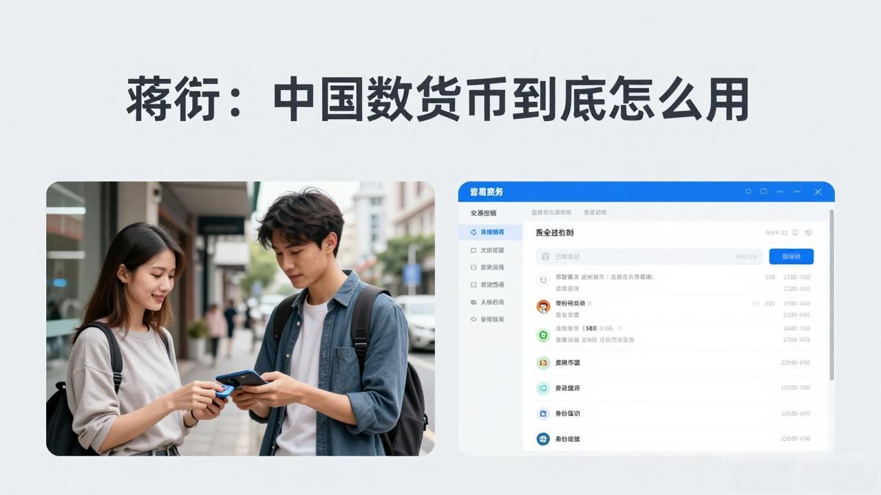 数字人民币使用场景_蒋衍谈中国数字货币_数字人民币隐私保护