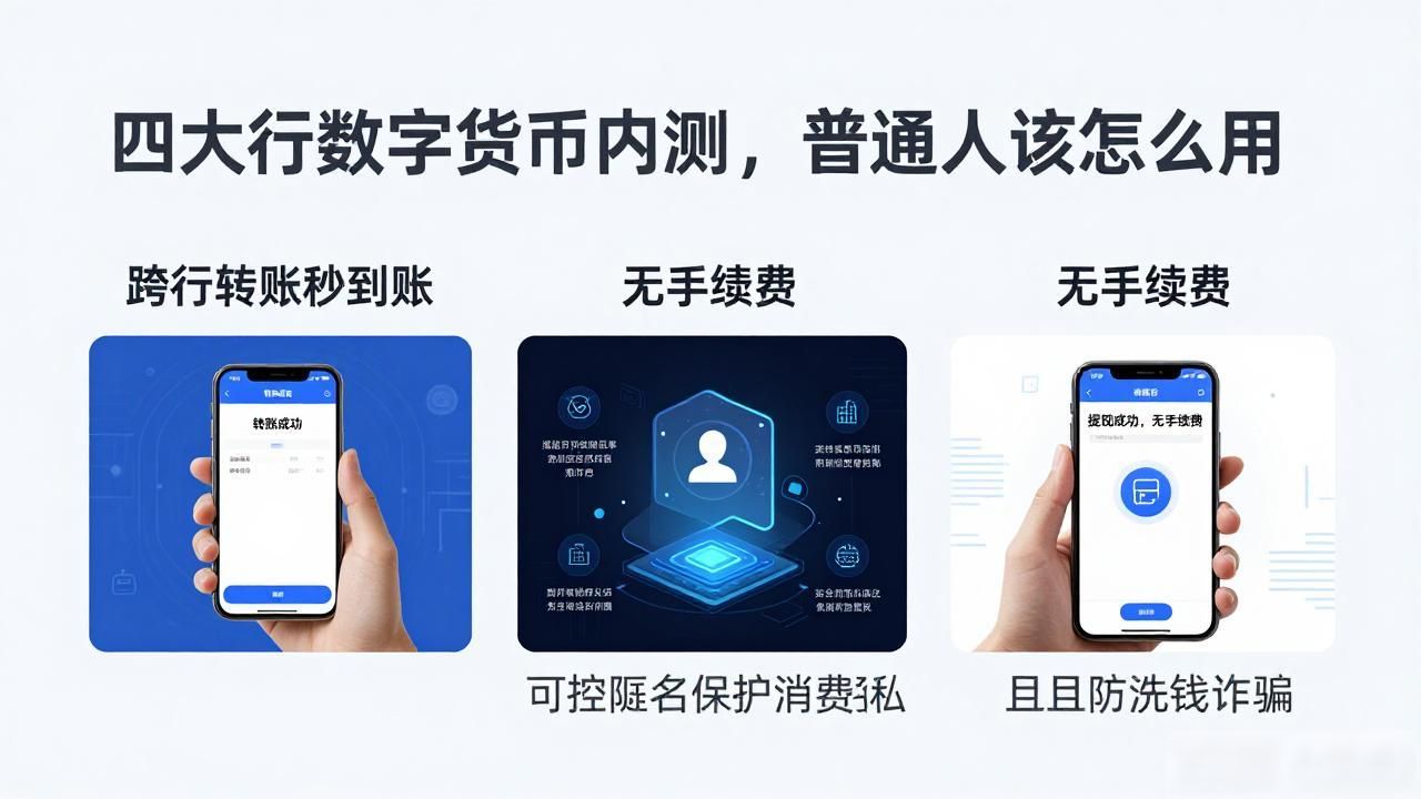 四大行数字货币内测_数字货币与普通老百姓的关联_四大行数字货币内测
