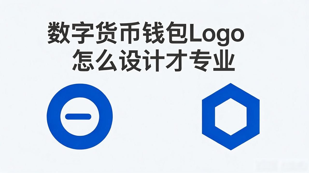 数字货币钱包logo_数字货币钱包Logo设计_安全信任视觉元素